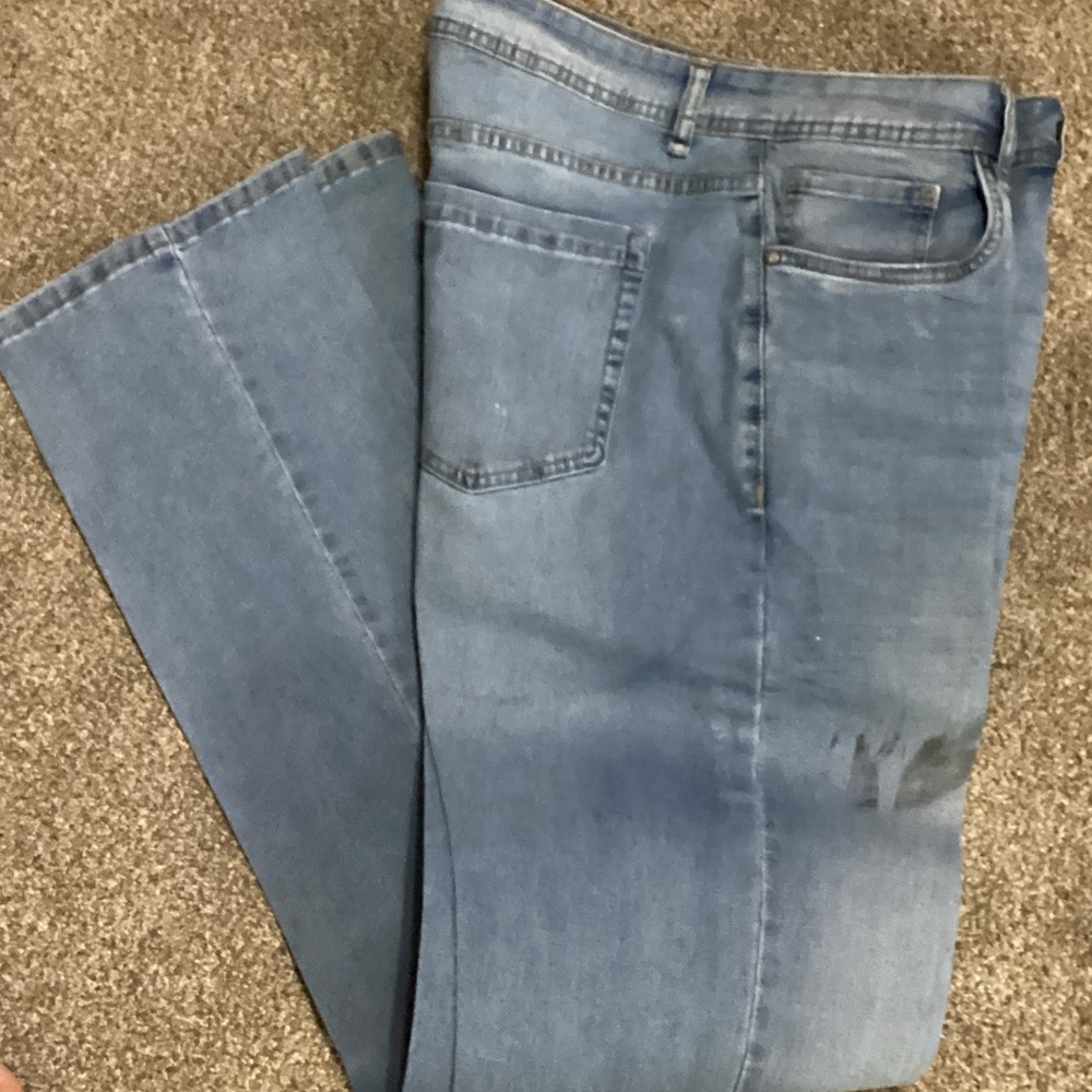 Men's Blue Bootcut Jeans